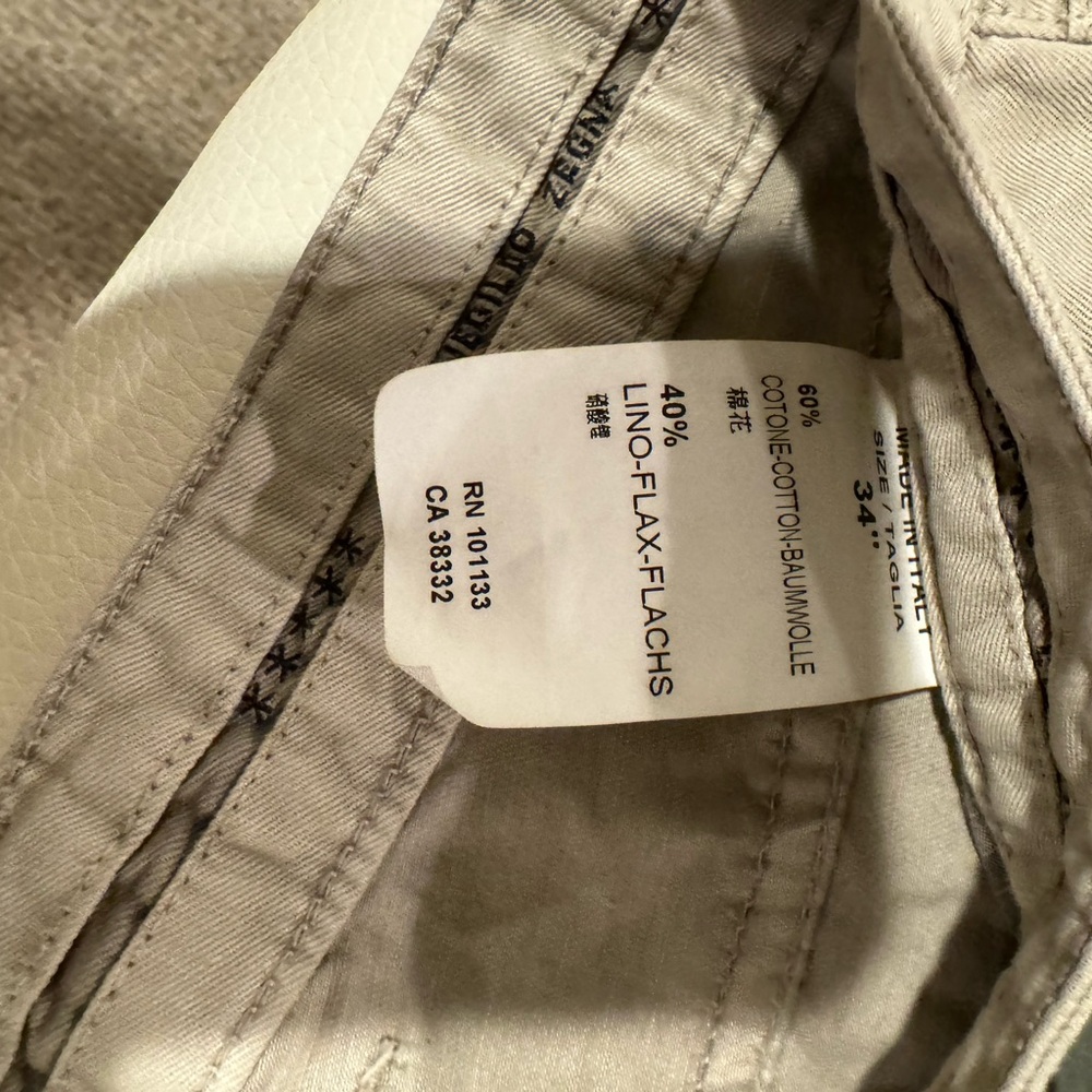 Zegna Tan Men’s Denim Size 34 - Picture 6 of 9